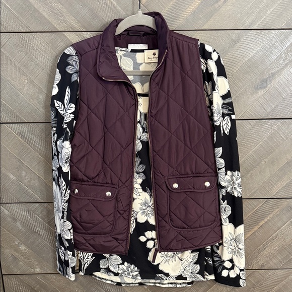 Thread & Supply Jackets & Blazers - Thread & Supply Quilted Vest - Rich Burgundy